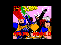 X-Men - Mojo World Title Screen
